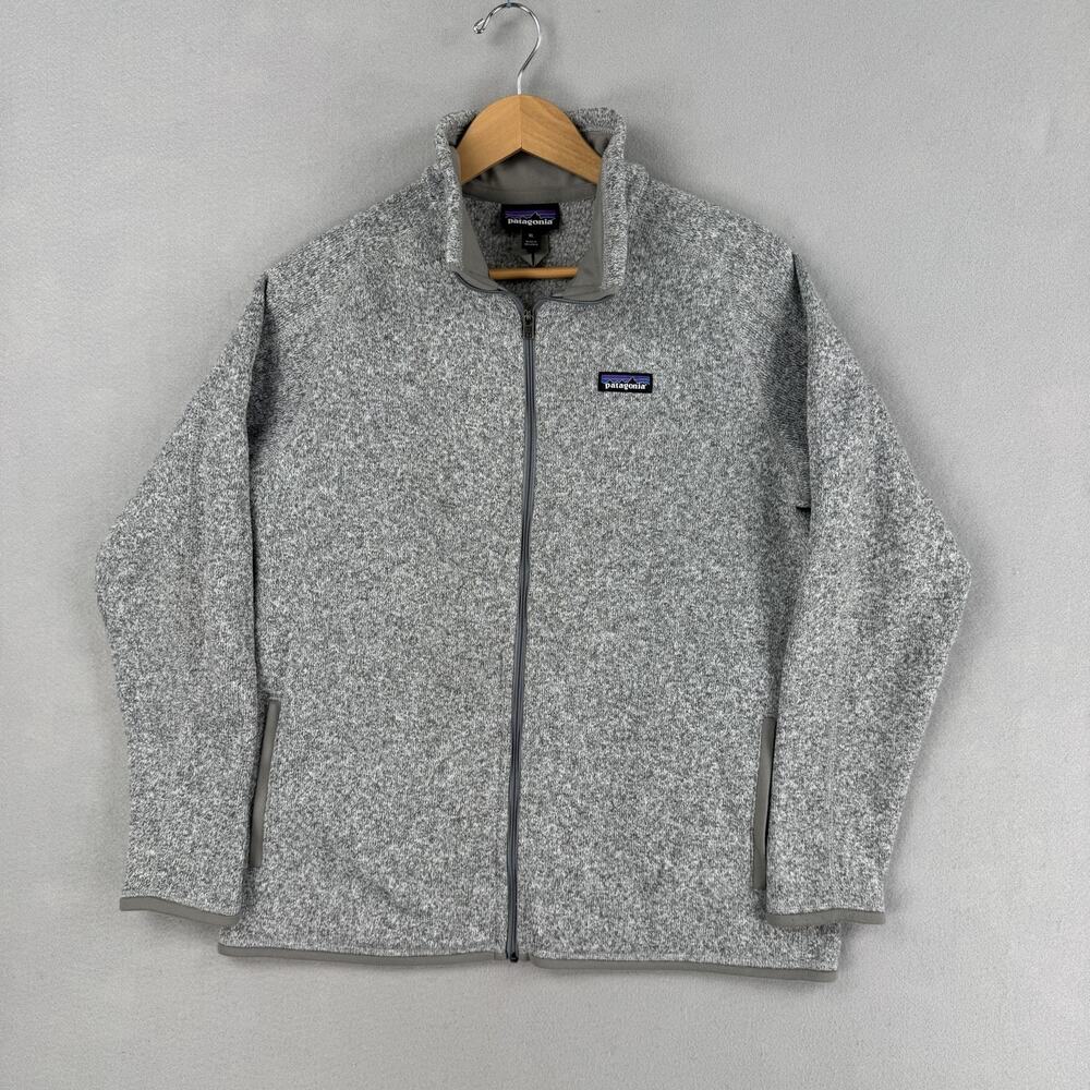 Patagonia Jacket Womens XL Gray Better Sweater Fleece Full Zip Outdoors Hiking